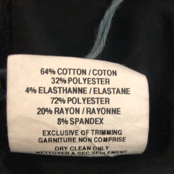 Yoga Jeans Black Two-Tone Pencil Skirt - Picture 8 of 10